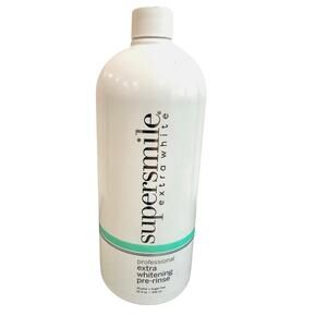 Supersmile Extra Whitening Pre Rinse Jumbo 32 oz Sealed New Bottle